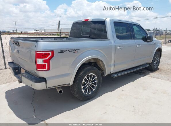 1FTEW1EP7LKD95500 2020 FORD F150 Silver Rear right