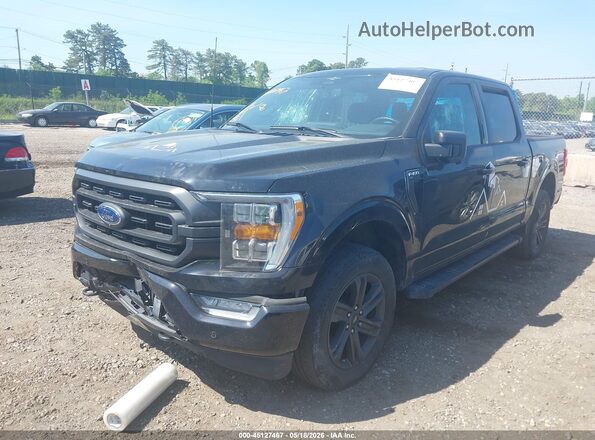 1FTEW1EP7PFA67900 2023 FORD F150 Black Przód lewy