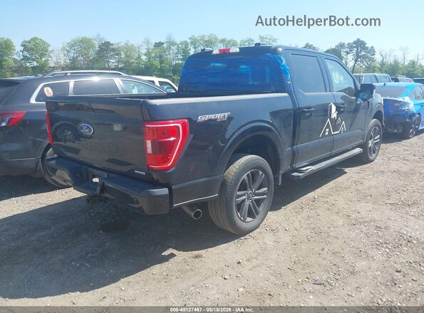1FTEW1EP7PFA67900 2023 FORD F150 Black Tył prawy