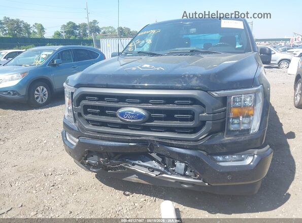 1FTEW1EP7PFA67900 2023 FORD F150 Black Widok zestawu wskaźników