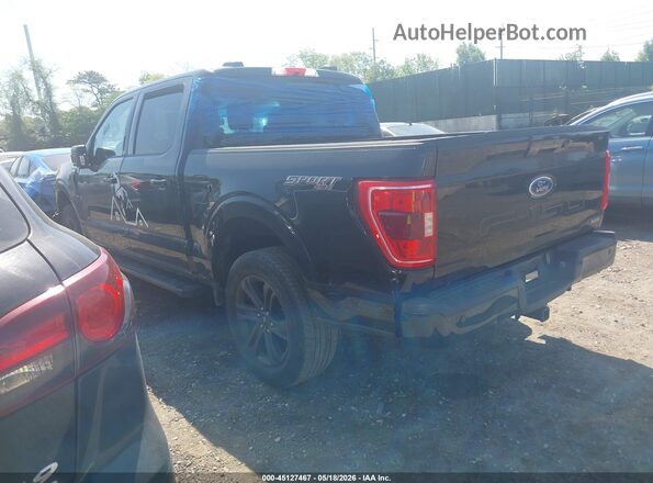 1FTEW1EP7PFA67900 2023 FORD F150 Black Tył lewy