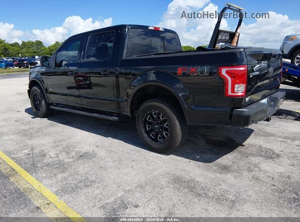 1FTEW1EP8GFA98055 2016 FORD F150 Черный Задняя левая четверть