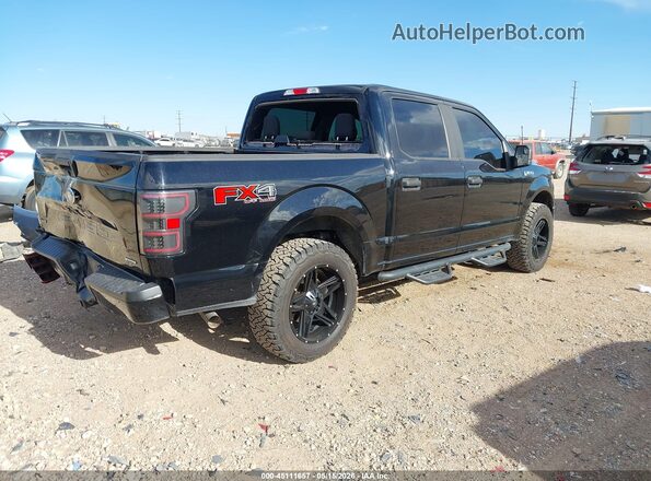 1FTEW1EP8JFC43652 2018 FORD F150 Black Tył prawy