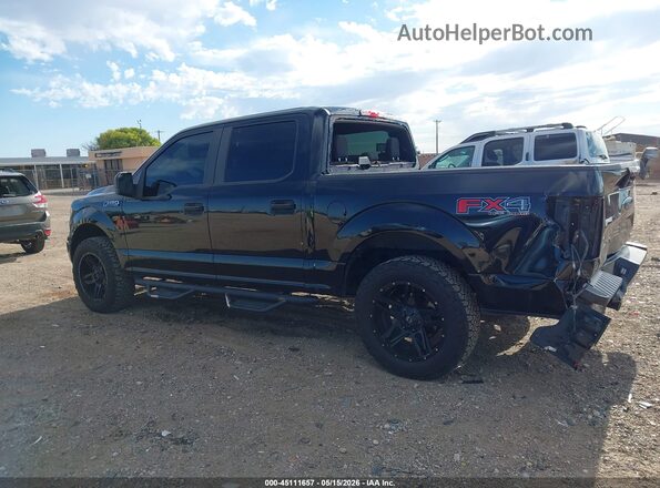 1FTEW1EP8JFC43652 2018 FORD F150 Black Widok wnętrza 360 stopni