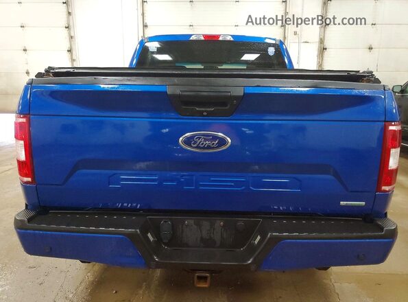 1FTEW1EP8JFD68828 2018 FORD F150 Blue Widok z tyłu