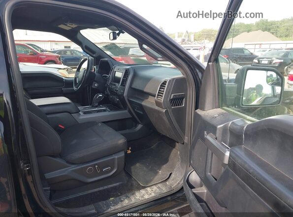 1FTEW1EP8JKF01787 2018 FORD F150 Black Front interior view