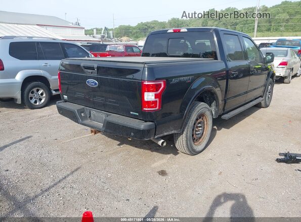 1FTEW1EP8JKF01787 2018 FORD F150 Black Rear right