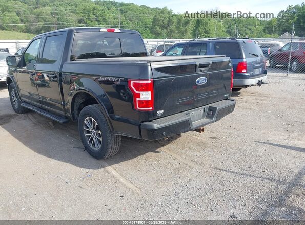 1FTEW1EP8JKF01787 2018 FORD F150 Black Rear left