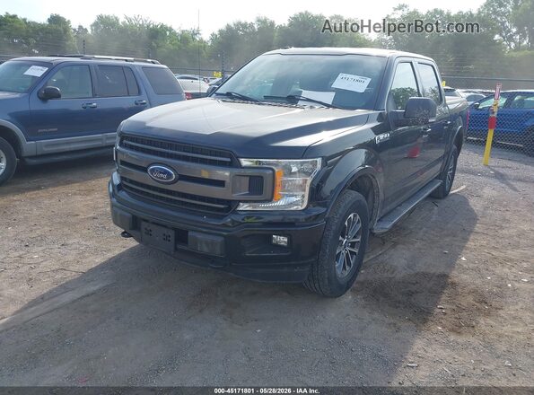 1FTEW1EP8JKF01787 2018 FORD F150 Black Front left