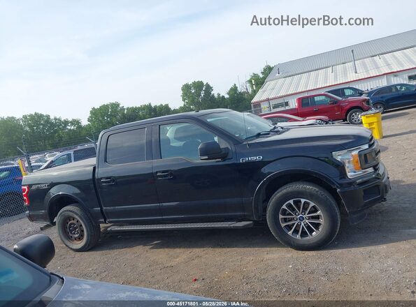 1FTEW1EP8JKF01787 2018 FORD F150 Black Rear interior view