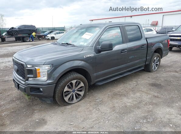 1FTEW1EP8KFB14120 2019 FORD F150 Серый Передняя левая четверть