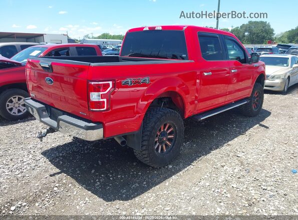 1FTEW1EP8KKD63475 2019 FORD F150 Red უკანა მარჯვენა