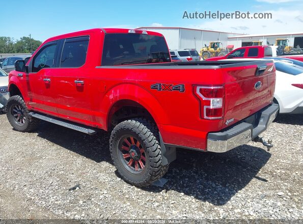 1FTEW1EP8KKD63475 2019 FORD F150 Red უკანა მარცხენა