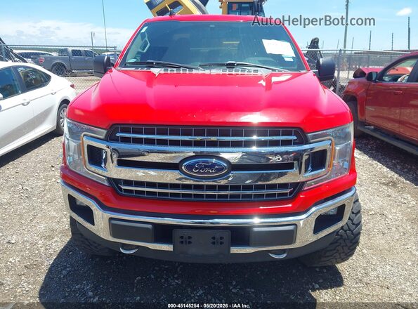 1FTEW1EP8KKD63475 2019 FORD F150 Red ხელსაწყოთა პანელის ხედი