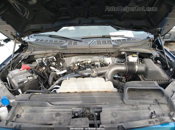 1FTEW1EP8MKD25747 2021 FORD F150 Blue Vista trasera
