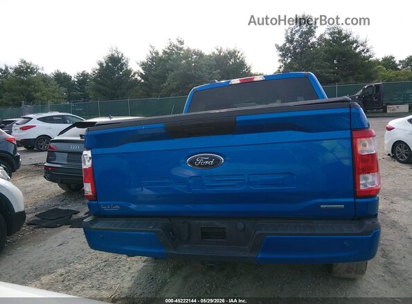 1FTEW1EP8MKD25747 2021 FORD F150 Blue 