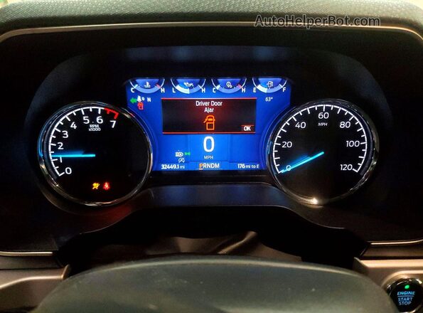 1FTEW1EP8PKE38294 2023 FORD F150 Red Vista del cuadro de instrumentos