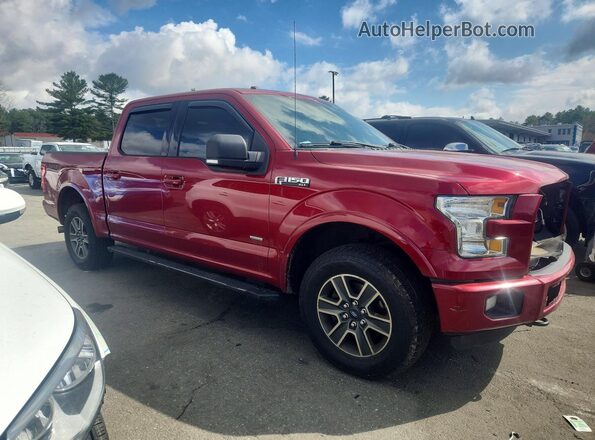 1FTEW1EP9GFB80179 2016 FORD F150 Burgundy 