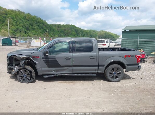1FTEW1EP9JFB24220 2018 FORD F150 Gray 