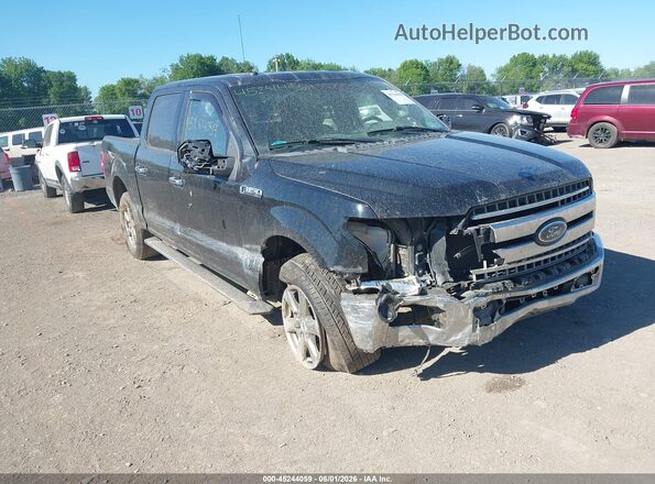 1FTEW1EP9JFE00976 2018 FORD F150 Black 