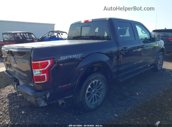 1FTEW1EP9LFB44650 2020 FORD F150 Black Trasero derecho
