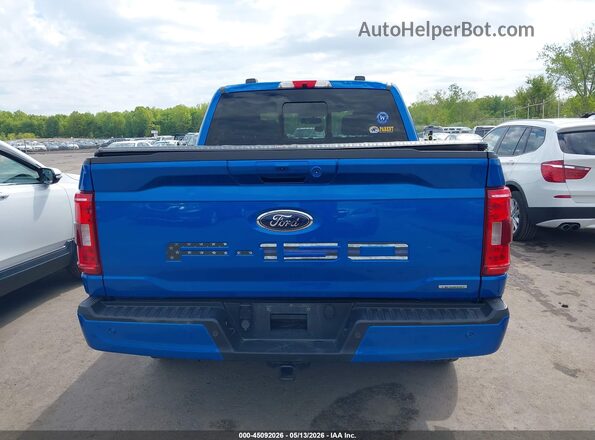1FTEW1EP9MKE74054 2021 FORD F150 Blue 