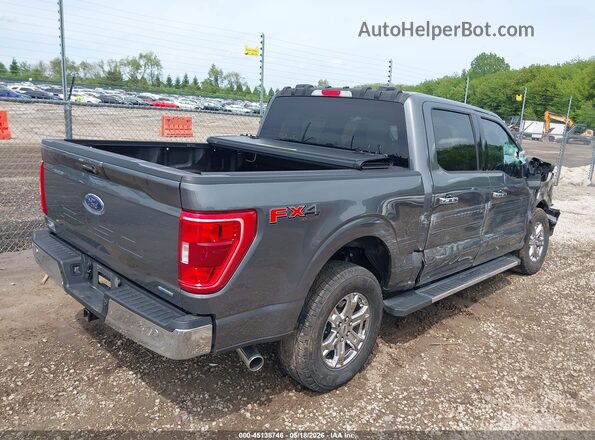 1FTEW1EP9PFC95252 2023 FORD F150 Gray Задня права чверть