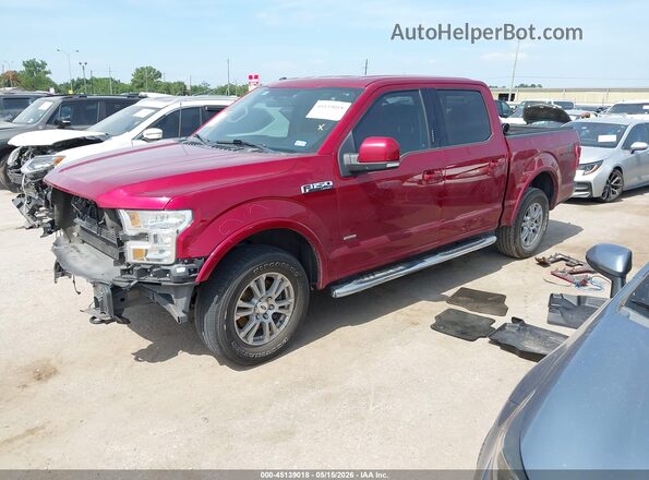 1FTEW1EPXGFA64294 2016 FORD F150 Red Front left