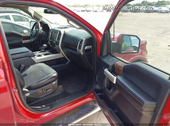 1FTEW1EPXGFA64294 2016 FORD F150 Red Front interior view