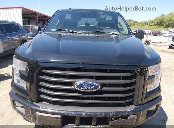 1FTEW1EPXHFB87353 2017 FORD F150 Black Widok zestawu wskaźników