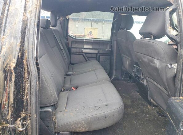 1FTEW1EPXJFD83220 2018 FORD F150 Black Vista de los asientos traseros