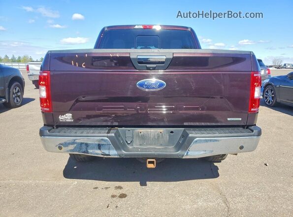 1FTEW1EPXJKC24544 2018 FORD F150 Burgundy 
