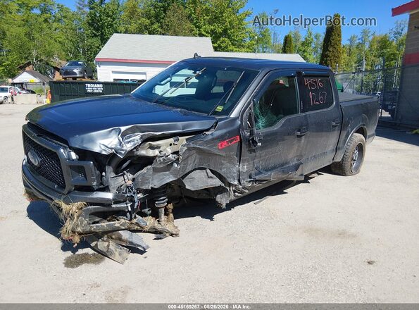 1FTEW1EPXKFC26661 2019 FORD F150 Black Przód lewy