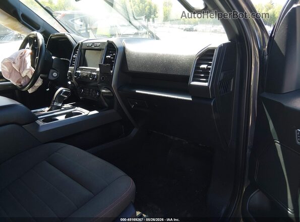 1FTEW1EPXKFC26661 2019 FORD F150 Black Widok wnętrza z przodu