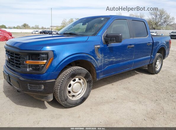 1FTEW1LP8RKE54162 2024 FORD F150 Blue Front left