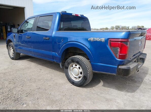 1FTEW1LP8RKE54162 2024 FORD F150 Blue Rear left