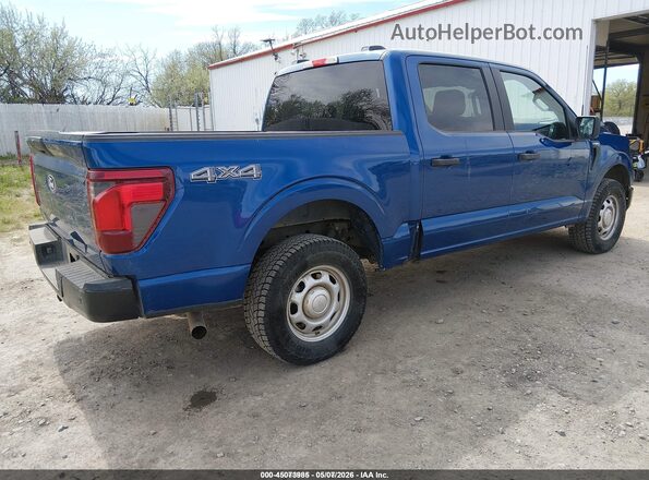 1FTEW1LP8RKE54162 2024 FORD F150 Blue Rear right