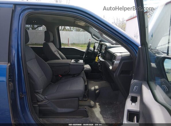 1FTEW1LP8RKE54162 2024 FORD F150 Blue Front interior view