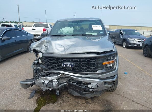 1FTEW2KP0RKE81721 2024 FORD F150 Gray Вид щитка приладів