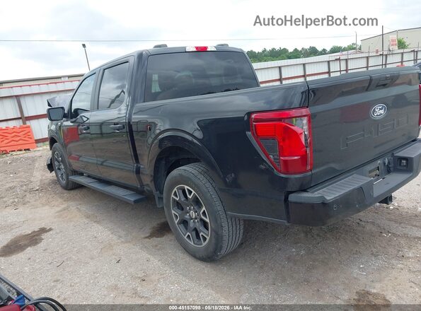 1FTEW2KP5RKD85437 2024 FORD F150 Черный Задняя левая четверть