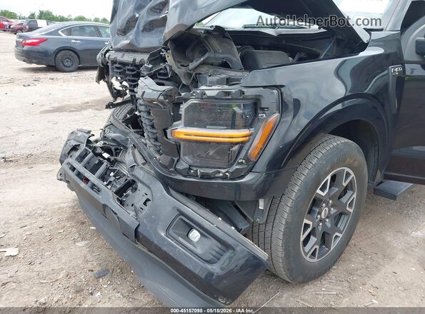 1FTEW2KP5RKD85437 2024 FORD F150 Черный Вид спереди