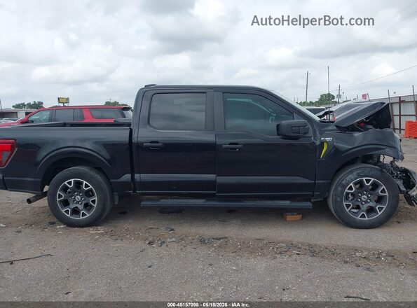 1FTEW2KP5RKD85437 2024 FORD F150 Черный Вид задней части салона