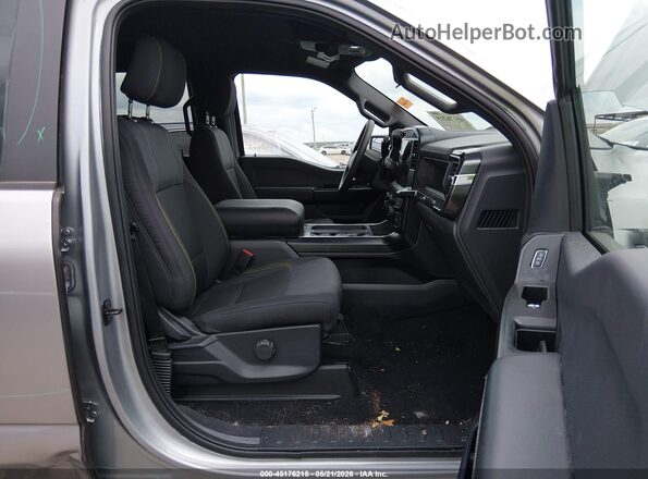 1FTEW2KP6RKF10476 2024 FORD F150 Серый Вид салона спереди