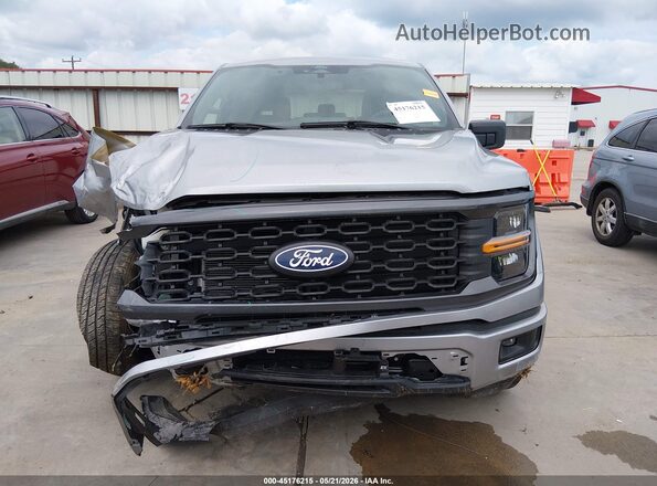 1FTEW2KP6RKF10476 2024 FORD F150 Серый Вид спереди