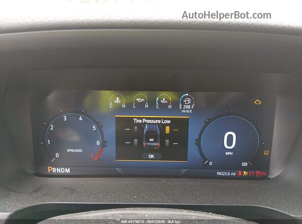 1FTEW2KP6RKF10476 2024 FORD F150 Серый Вид задних сидений