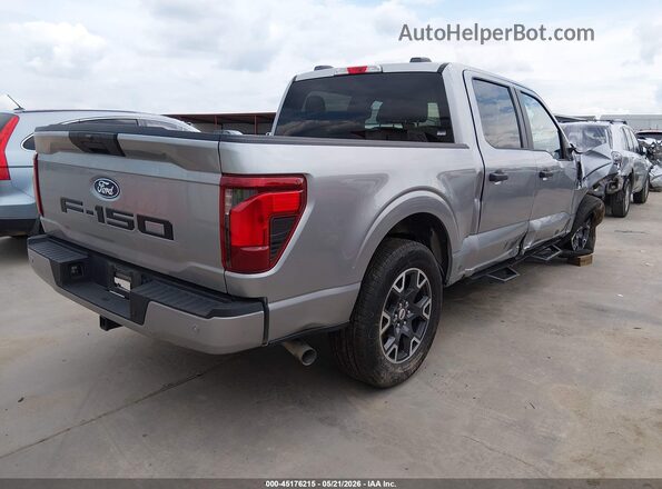 1FTEW2KP6RKF10476 2024 FORD F150 Серый Задняя правая четверть