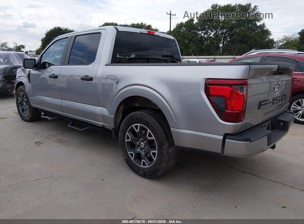 1FTEW2KP6RKF10476 2024 FORD F150 Серый Задняя левая четверть
