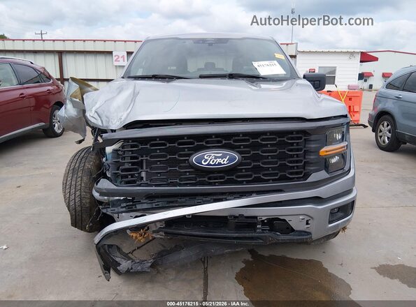 1FTEW2KP6RKF10476 2024 FORD F150 Серый Вид задней части салона