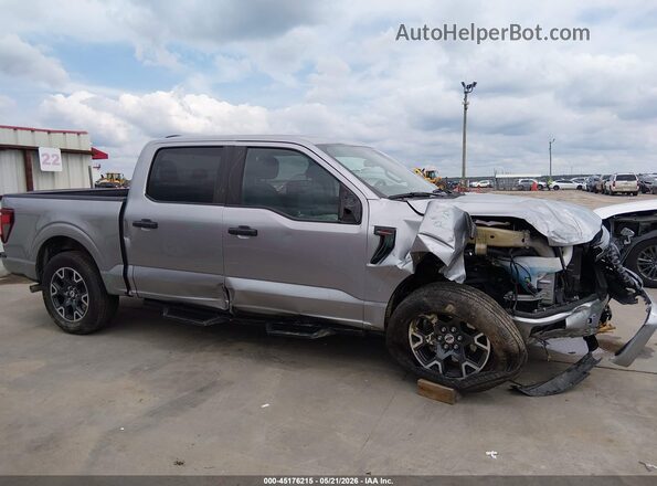 1FTEW2KP6RKF10476 2024 FORD F150 Серый Панорамный вид салона 360°