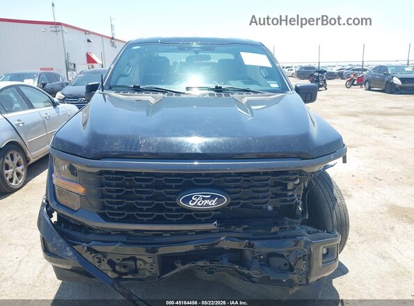 1FTEW2KP8RKE80493 2024 FORD F150 Black Вид задньої частини салону
